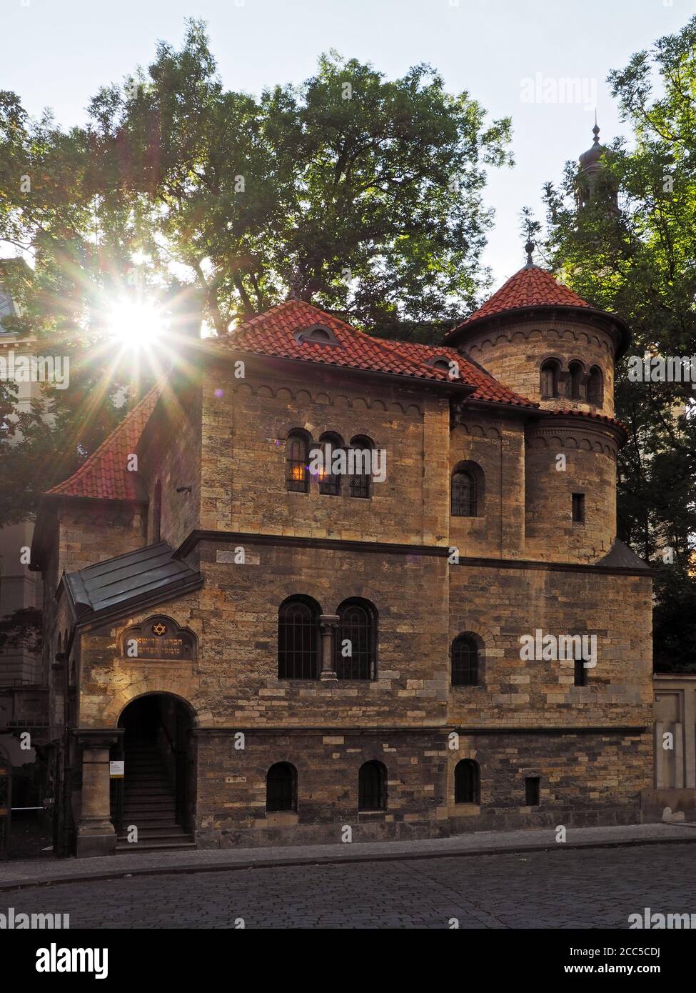 Klaus-Synagoge in der Altstadt von Prag, Tschechische Republik Stockfoto