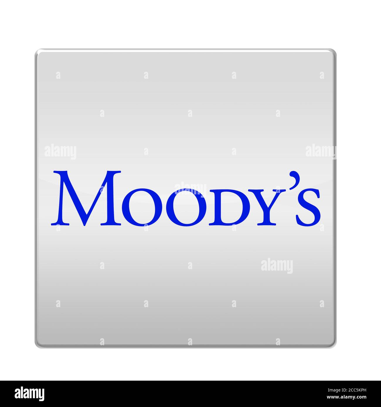 Logo von Moody's Corporation Agency Stockfoto