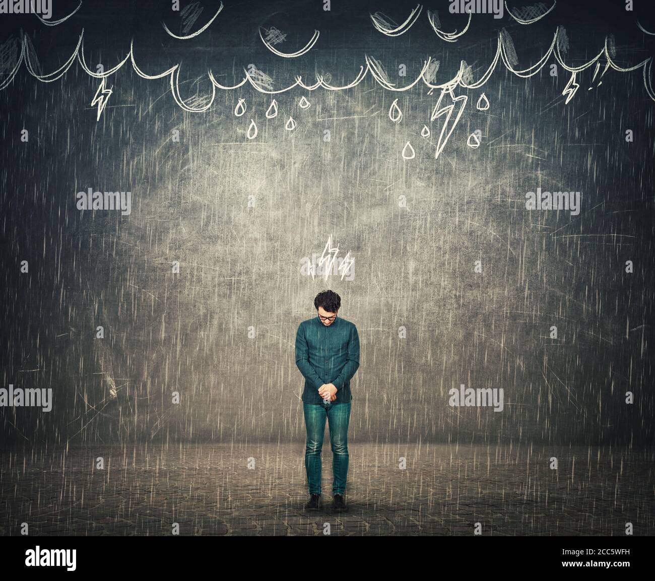 Verwirrte Depression Stockfotos und bilder Kaufen Alamy