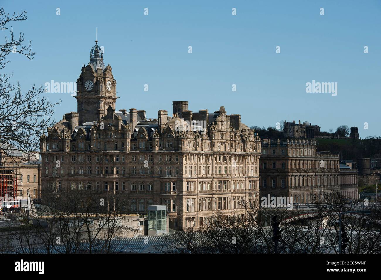 The Balmoral Hotel, Princes Street, Edinburgh, Schottland. Stockfoto