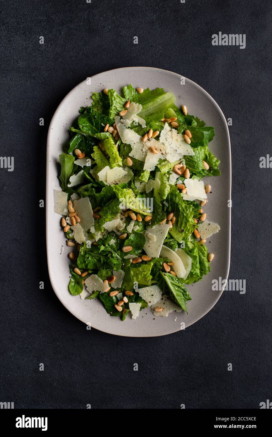 Caesar Salat Stockfoto
