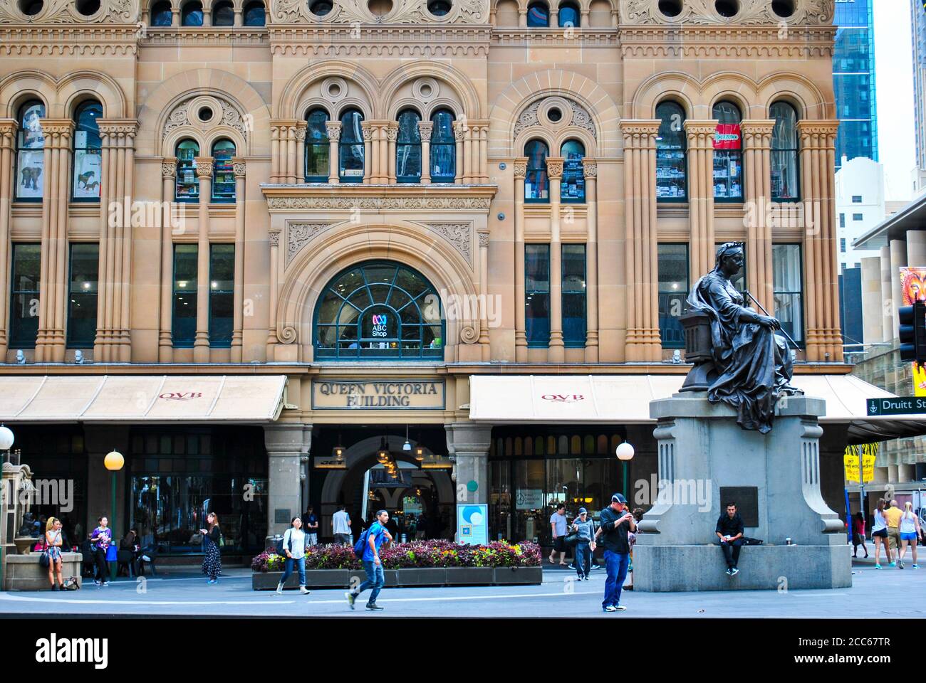 Das Queen Victoria Building in Sydney Stockfoto
