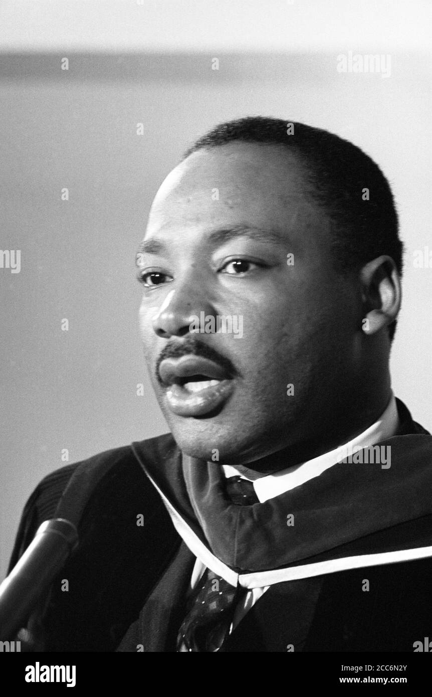 Dr. Martin Luther King, Jr., Head and Shoulders Potrait, Warren K. Leffler, März 1965 Stockfoto