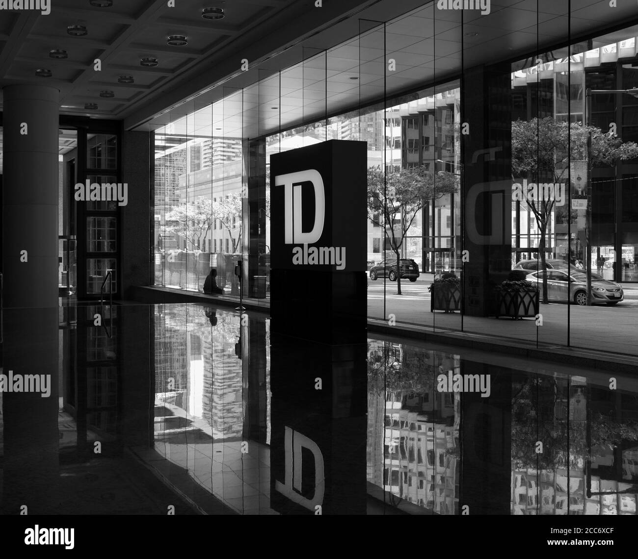 TD Bank Niederlassung in Toronto Stockfoto