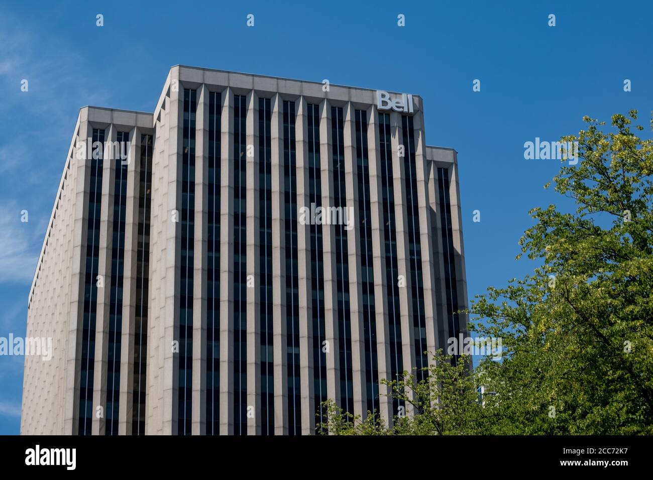 Place Bell, 160 Elgin Street, ist eines der höchsten Gebäude in Ottawa, Ontario, Kanada Stockfoto