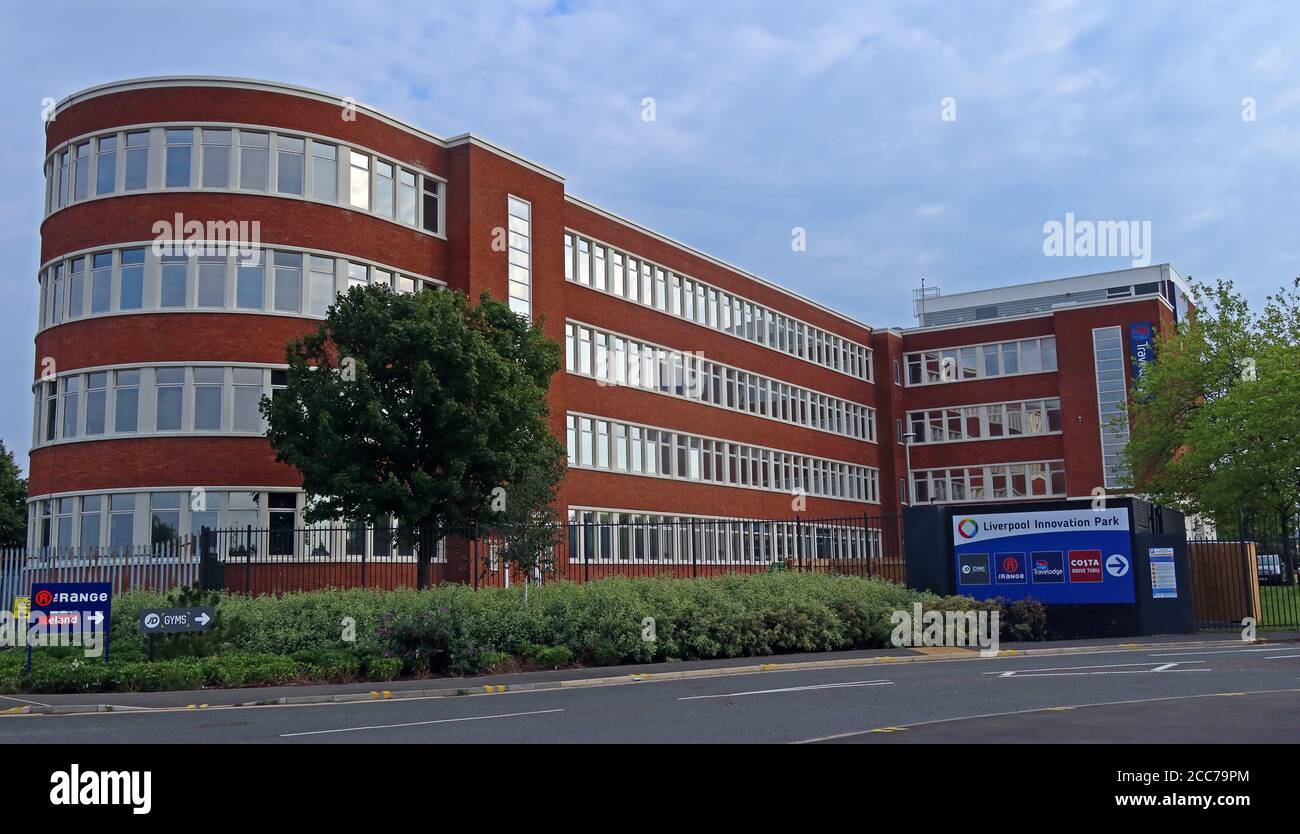 Liverpool Innovation Park, Büros,, Edge Lane, Milton Rd, Dryden Rd, Innovation Blvd, Digital Way, Liverpool, Merseyside, England, UK, L7 9NJ Stockfoto