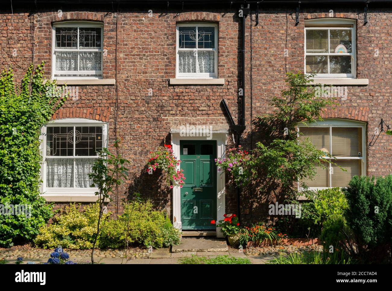 Fairfield Mährische Siedlung in Doylsden, Tameside, Greater Manchester, Großbritannien Stockfoto