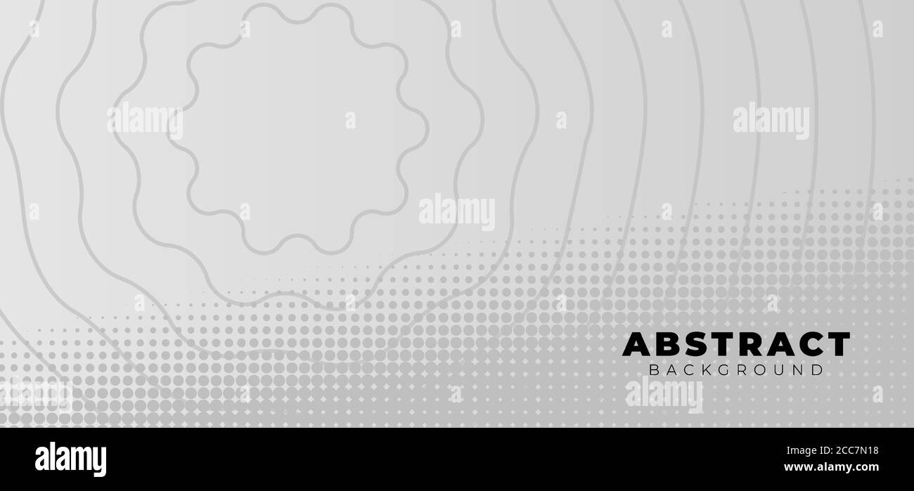Ästhetischer Hintergrund in grau mit hafltone Stock Vektor