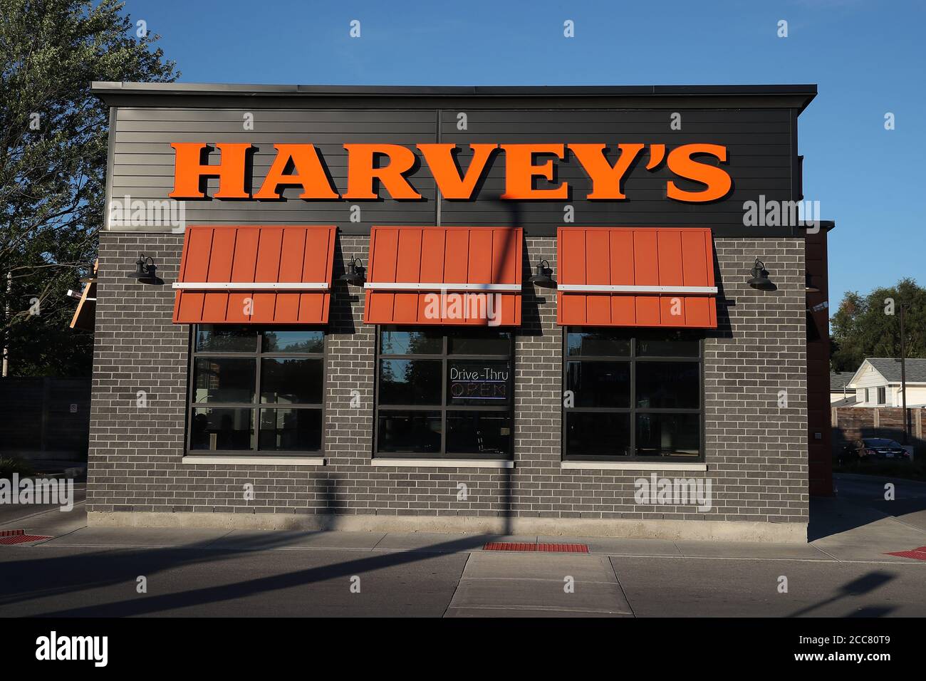 Harveys Zeichen. London Ontario Kanada Luke Durda/Alamy Stockfoto