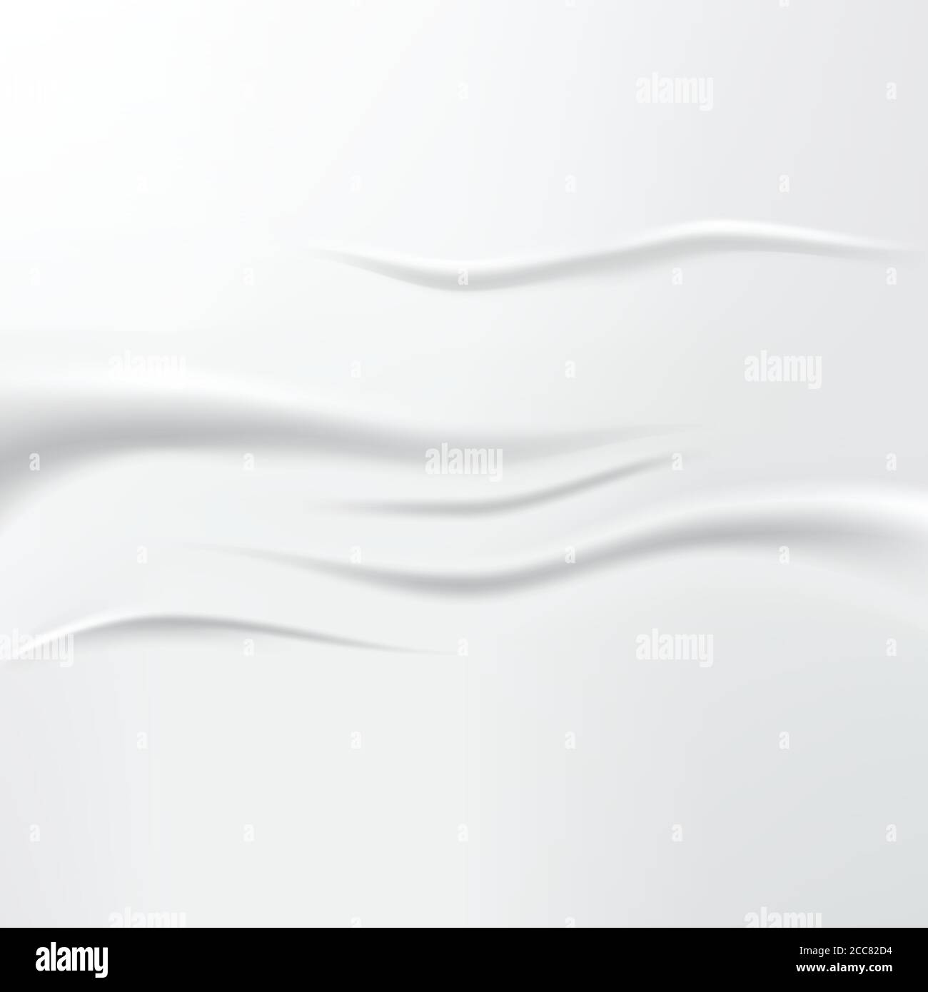 Schöne Weiße Seide. Drapiertextiler Hintergrund, Vektor-Illustration Stock Vektor