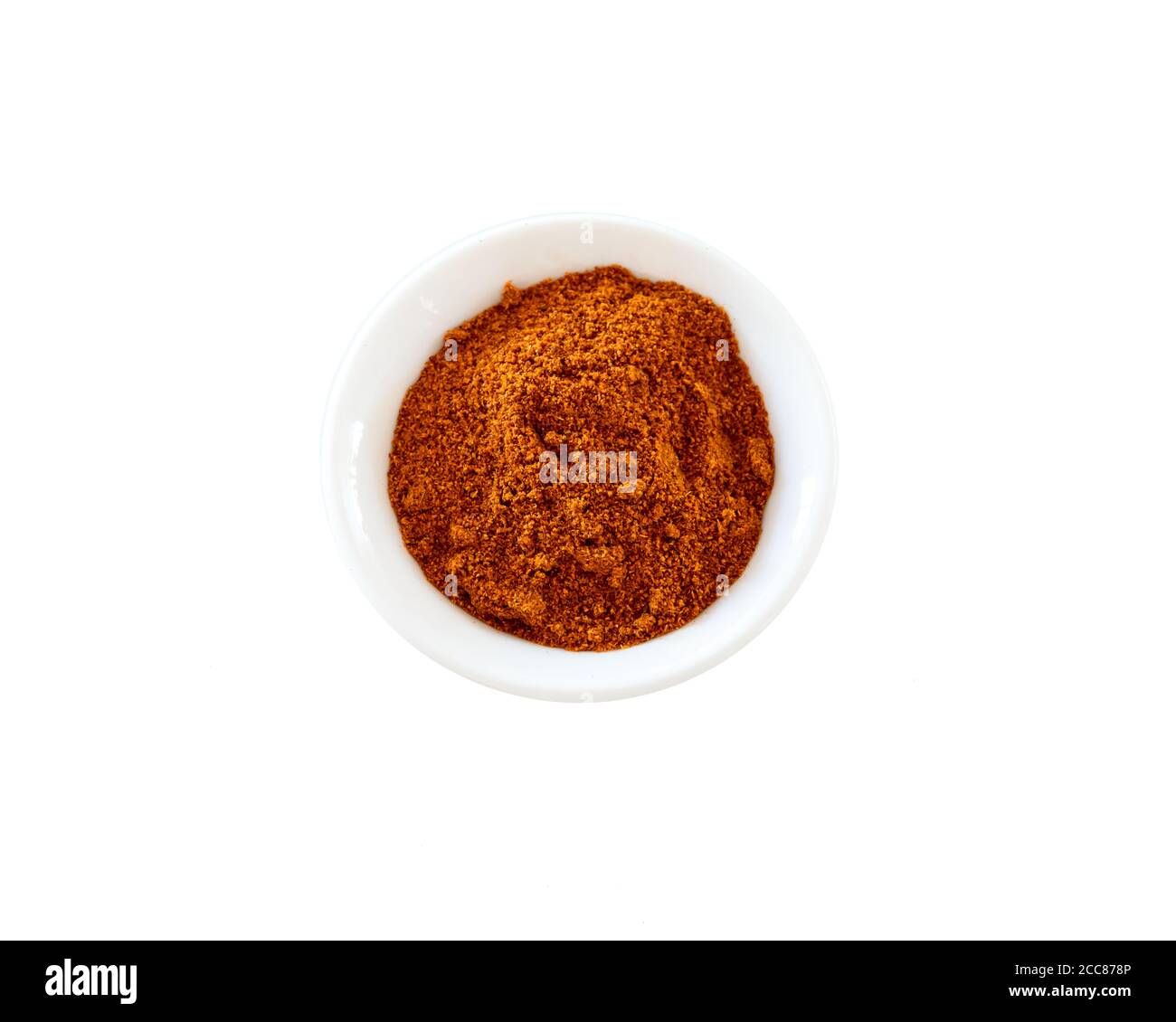 Cayenne Pfeffer Gemahlen Extra Heiß Stockfoto