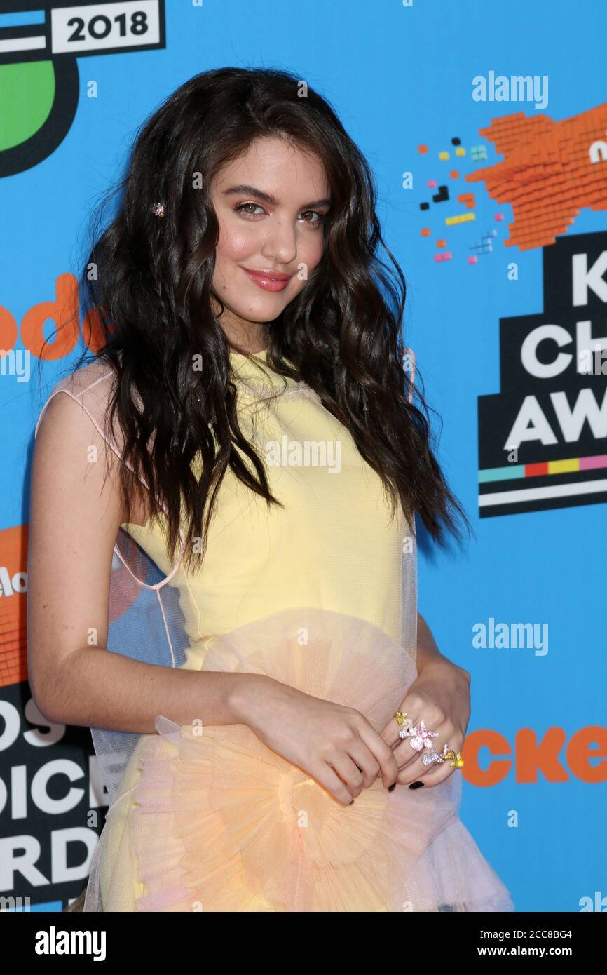 LOS ANGELES - MAR 24: Lilimar bei den 2018 Kid's Choice Awards im Forum am 24. März 2018 in Inglewood, CA Stockfoto