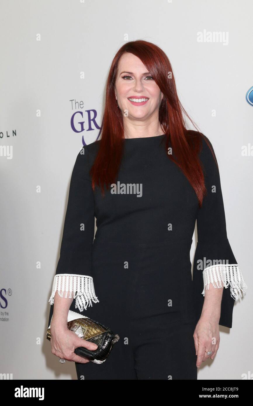 LOS ANGELES - MAI 22: Megan Mullally im The Gracies im Beverly Wilshire Hotel am 22. Mai 2018 in Beverly Hills, CA Stockfoto