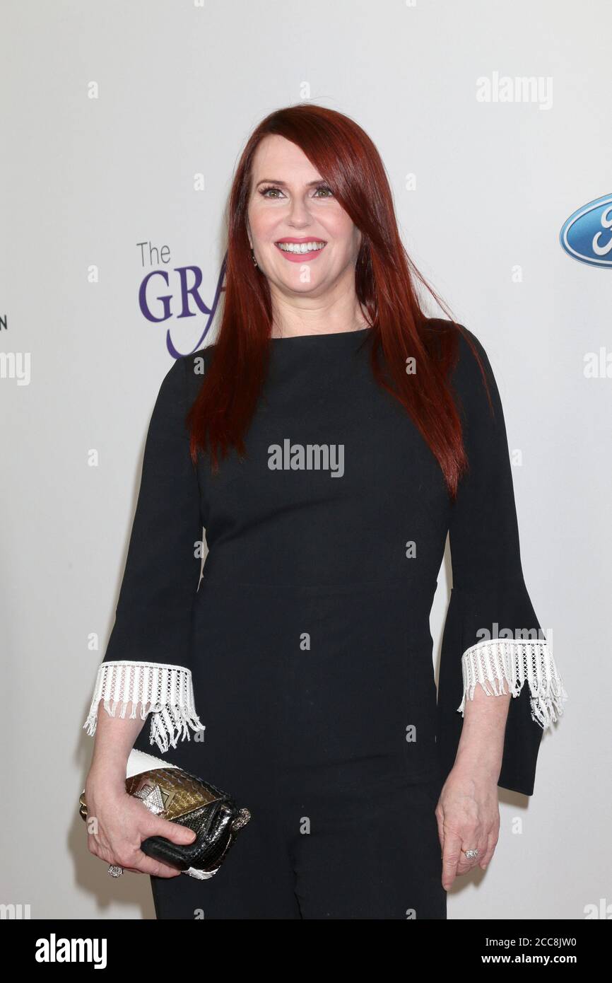 LOS ANGELES - MAI 22: Megan Mullally im The Gracies im Beverly Wilshire Hotel am 22. Mai 2018 in Beverly Hills, CA Stockfoto