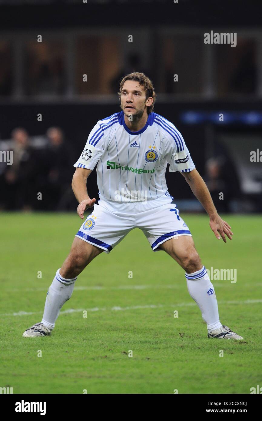 Mailand Italien, 09 Dezember 2009,' G.Meazza' Stadion, UEFA Champions League 2009/2010 ,FC Inter - FK Dynamo Kiew : Andrij Sevcenko während des Spiels Stockfoto