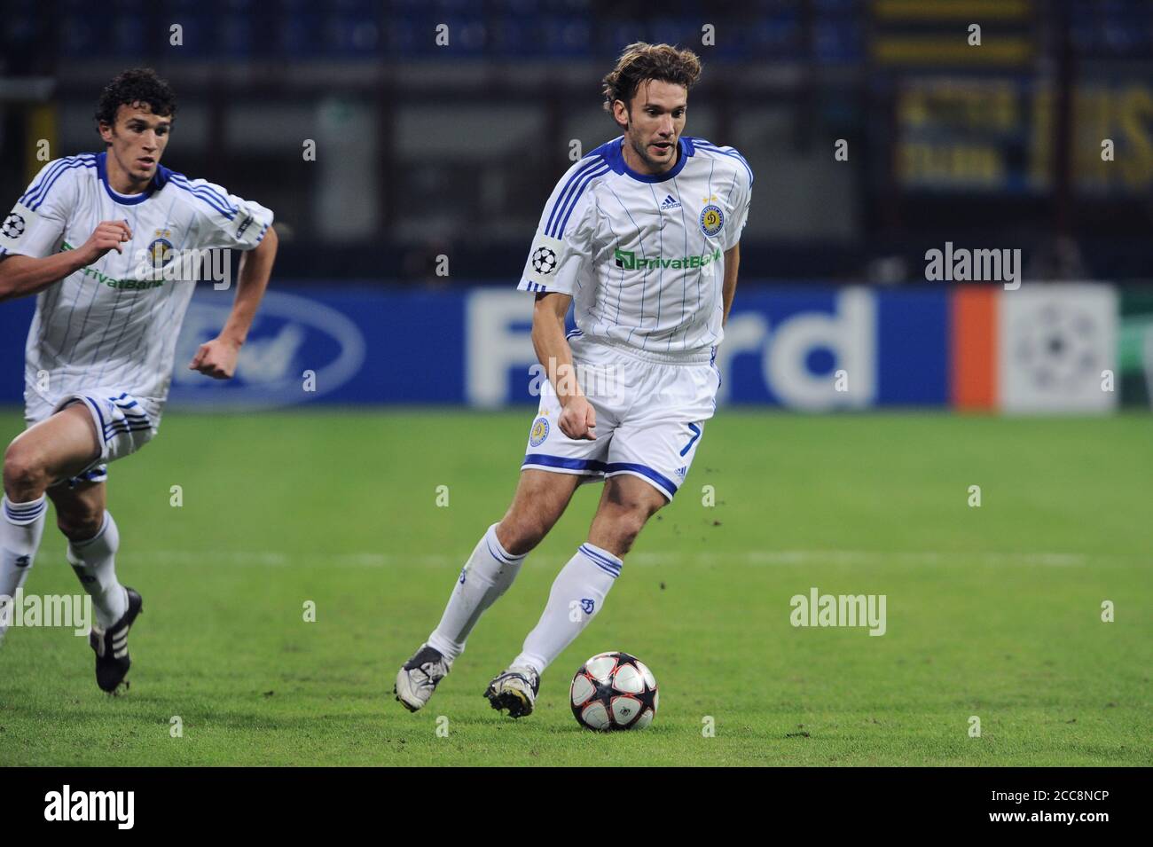 Mailand Italien, 09 Dezember 2009,' G.Meazza' Stadion, UEFA Champions League 2009/2010 ,FC Inter - FK Dynamo Kiew : Andrij Sevcenko in Aktion während des Spiels Stockfoto