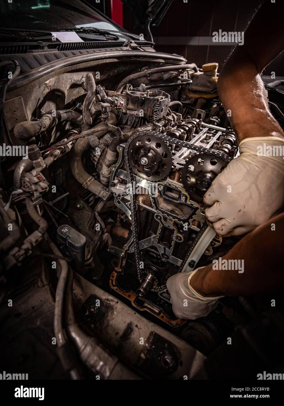 Auto-Reparatur-Service. Stockfoto
