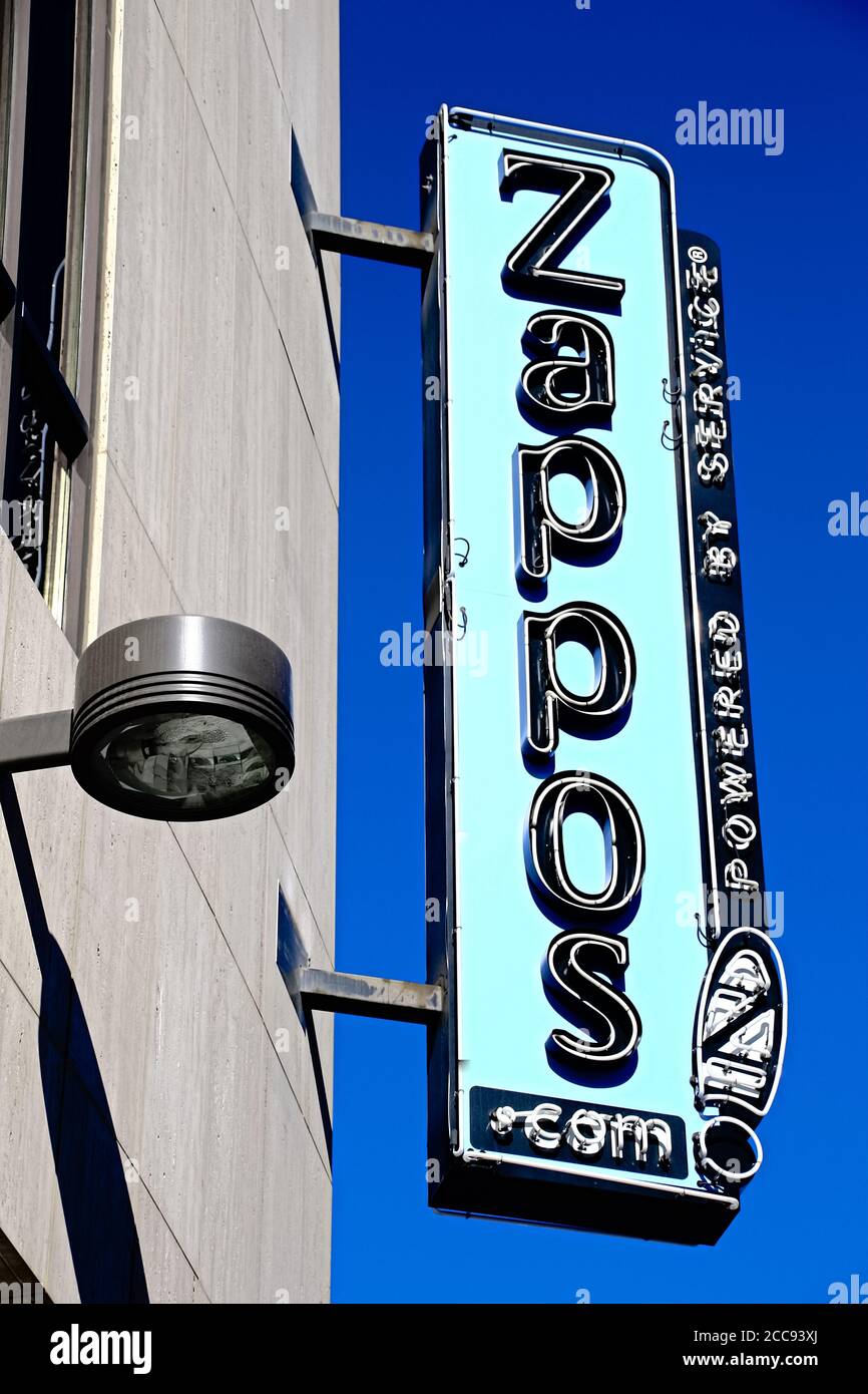 Zappos.com ist ein Online-Shop für Schuhe und Bekleidung. Amazon.com erwarb  Zappos im Jahr 2009 Stockfotografie - Alamy