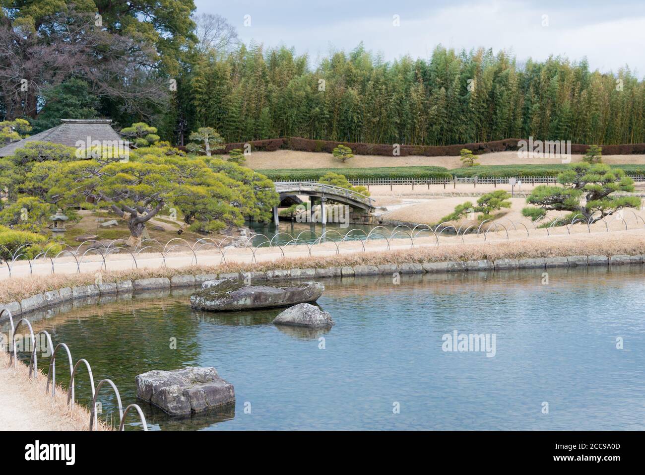 Okayama, Japan Korakuen Garten in Okayama, Japan. Korakuen wurde 1700