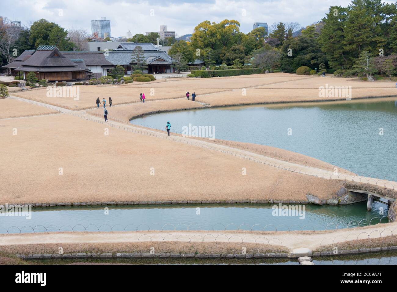 Okayama, Japan Korakuen Garten in Okayama, Japan. Korakuen wurde 1700