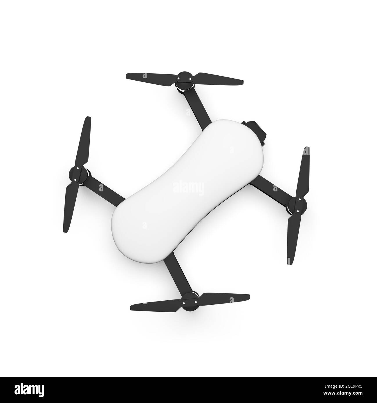 Drohne Quadrocopter Flug uav 3D Stockfoto