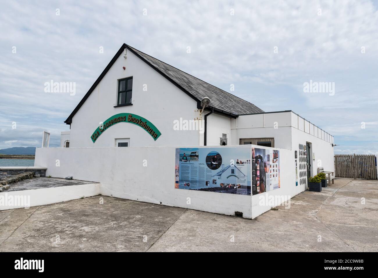 Connemara, Irland- 21. Jul 2020: Das Connemara Smokehouse an der Westküste der Grafschaft Galway in Irland Stockfoto