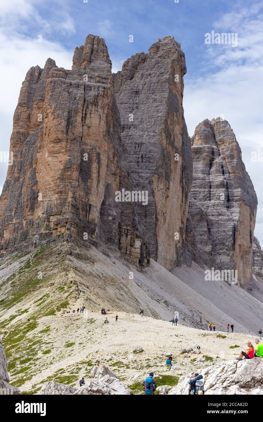 Italien Venetien - Le Tre cime di Lavaredo Stockfoto