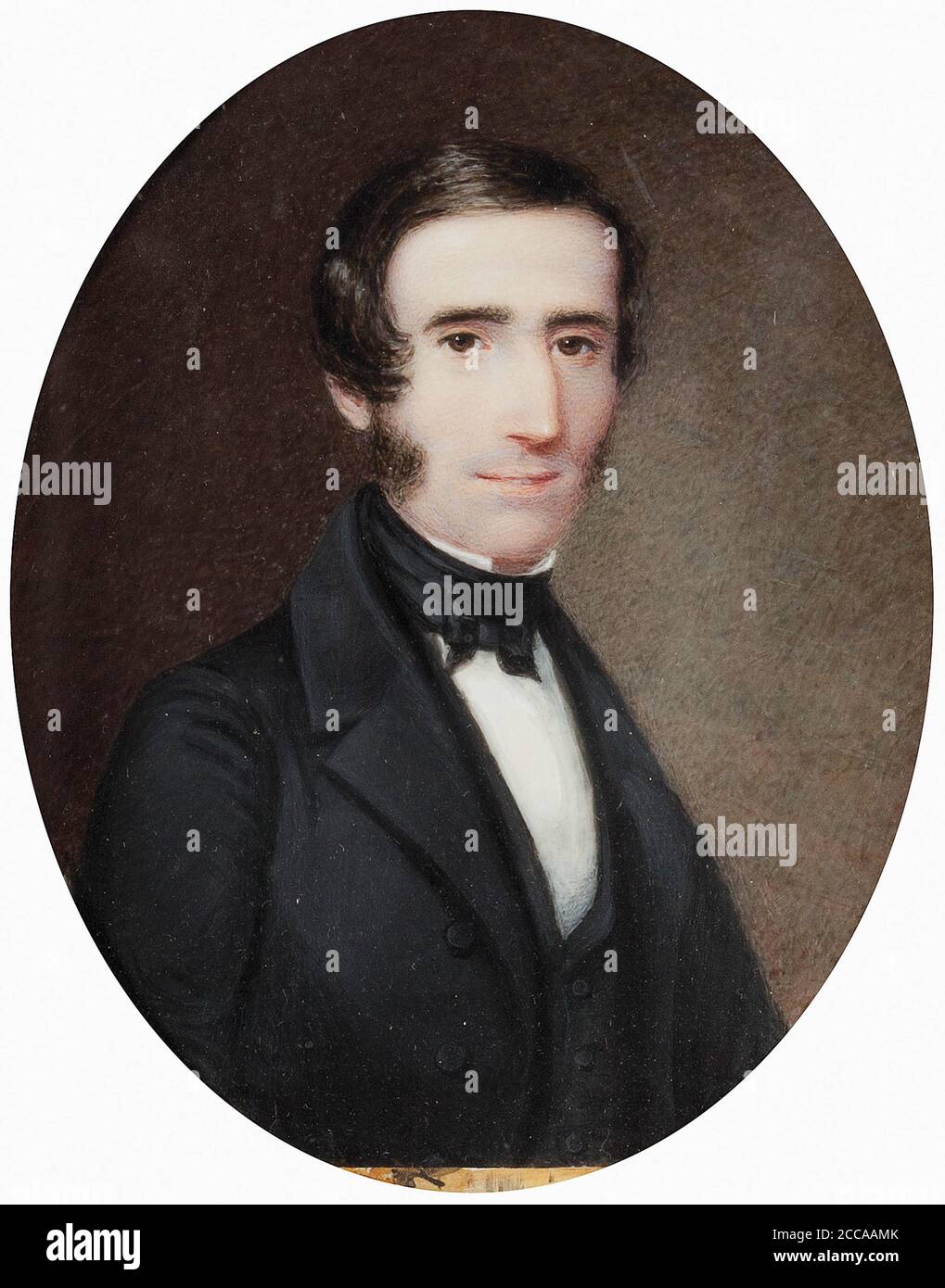 Porträt des Dichters Alessandro Manzoni (1785-1873). Museum: PRIVATE SAMMLUNG. Autor: ANONYM. Stockfoto