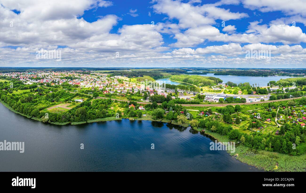 Olsztyn - eine Stadt in Warmia im Nordosten Polens Stockfoto