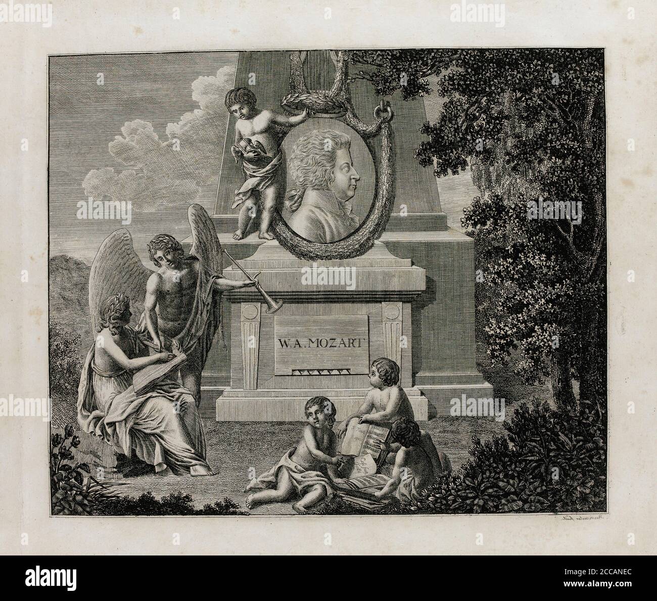 Cover der Erstausgabe der Vokalpartitur der Oper Così Fan tutte von W.A. Mozart. Museum: PRIVATE SAMMLUNG. Autor: ANONYM. Stockfoto