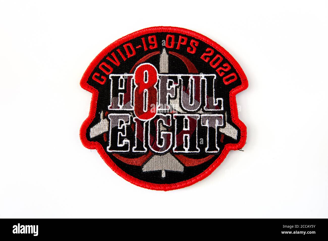 23D Bomb Squadron Crew 8 'H8FUL EIGHT' Covid-19 OPS 2020, Minot Air Force Base Stockfoto
