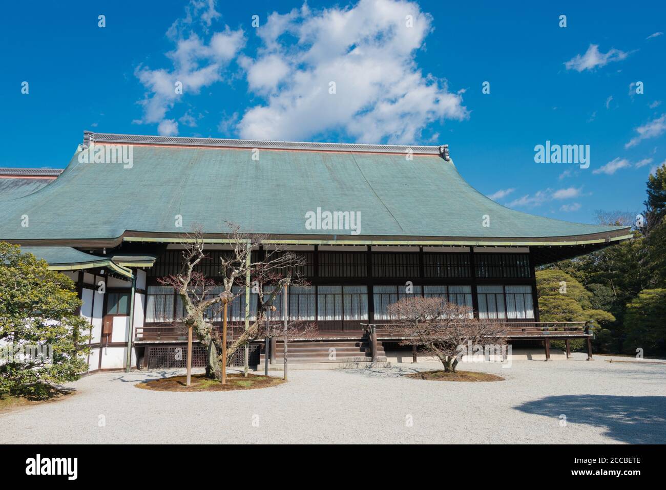 Kyoto, Japan - Sento Imperial Palace (Sento Gosho) in Kyoto, Japan. Es ist ein großer Garten, früher das Gelände eines Palastes für pensionierte Kaiser. Stockfoto
