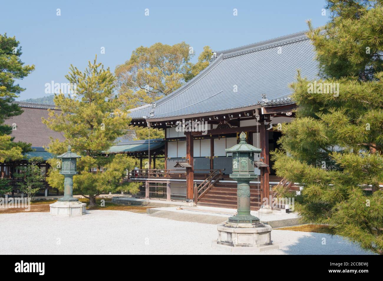 Kyoto, Japan - Daikaku-ji Tempel in Kyoto, Japan. Der Ort war ursprünglich eine Residenz von Kaiser Saga (786-842). Stockfoto