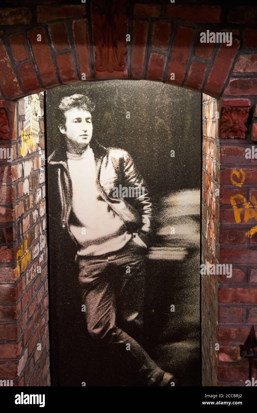 John Lennon, The Beatles Story Museum, Liverpool Stockfoto