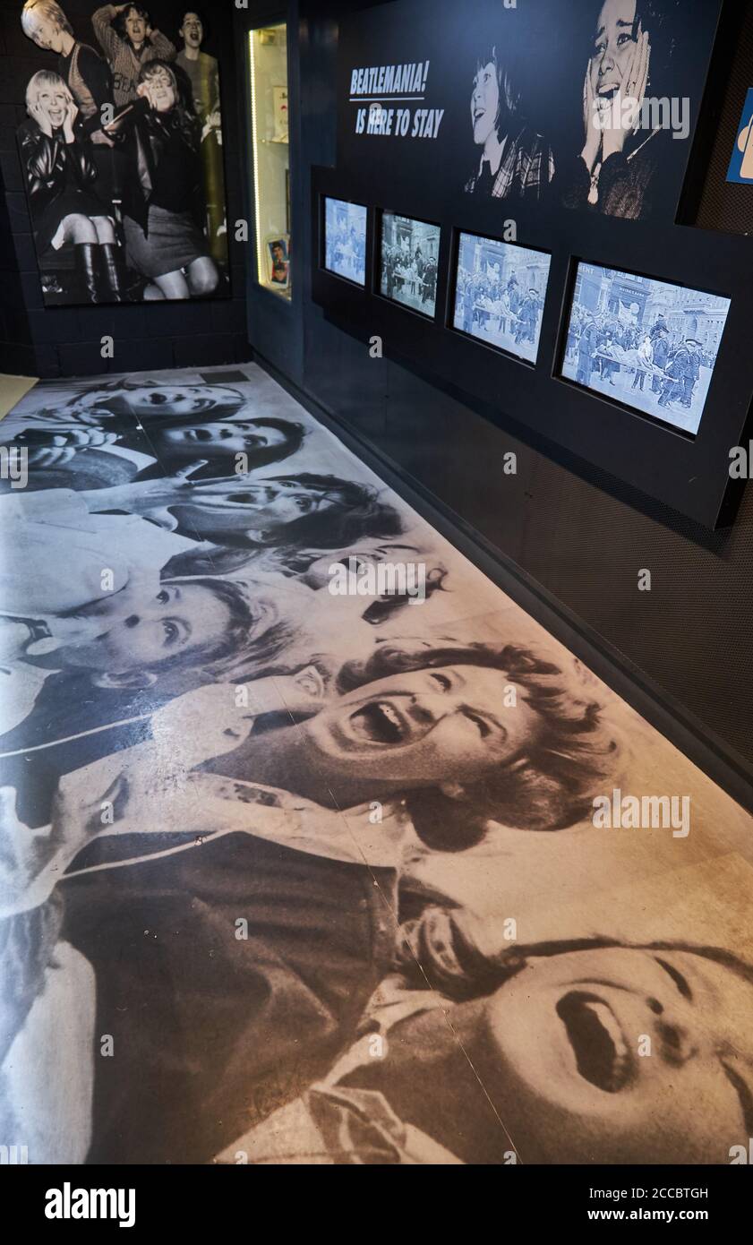 Beatlemania, Beatles Story Museum, Liverpool Stockfoto