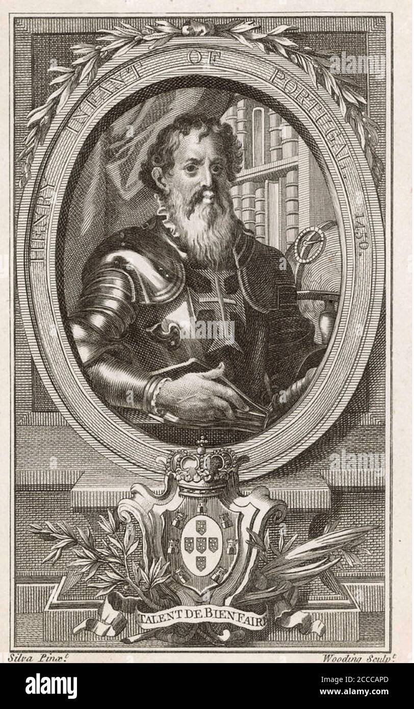 HEINRICH DER SEEFAHRER (1394-1460) Portugiesischer Prinz Stockfoto