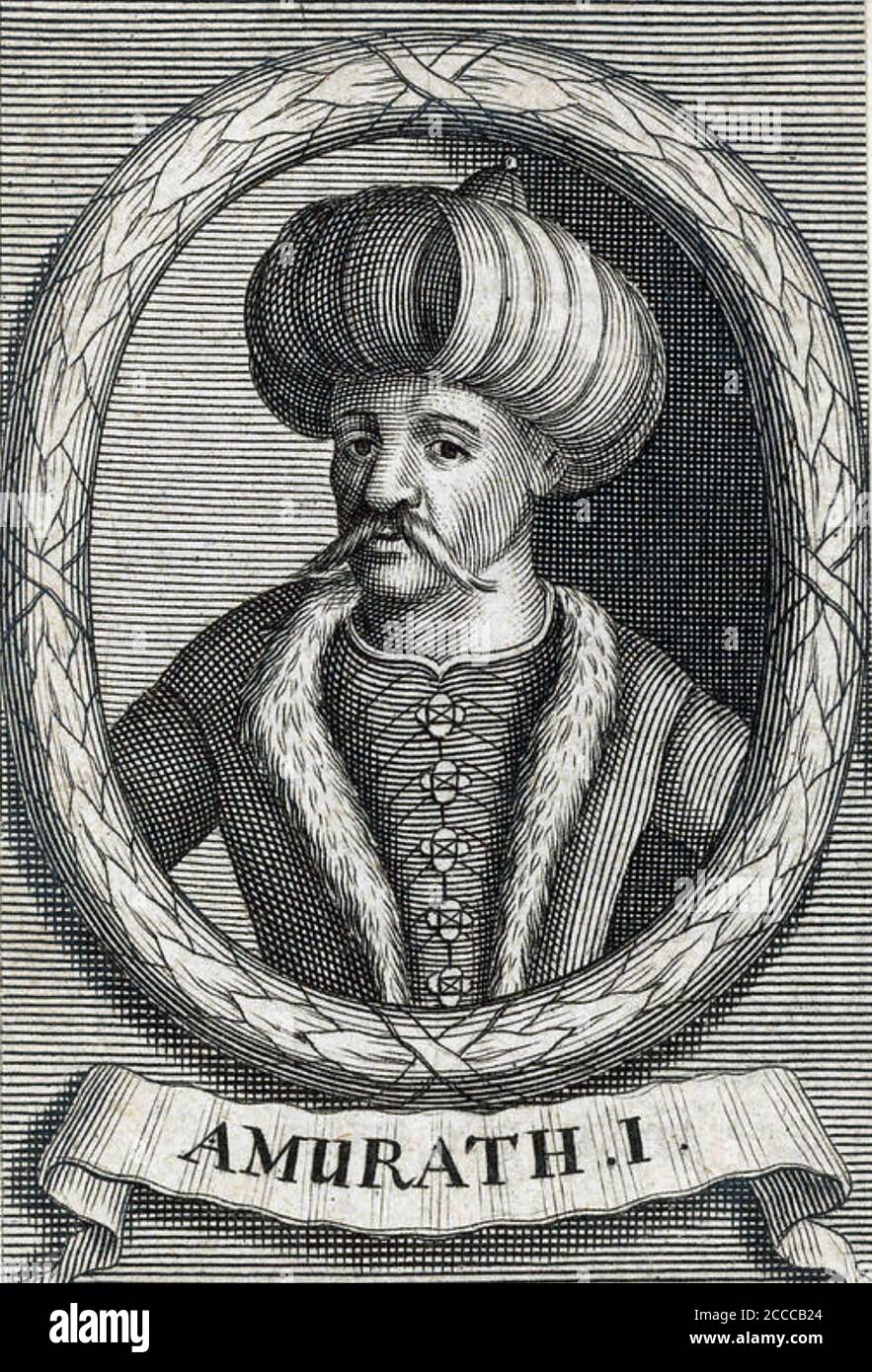 MURAD 1 (1326-1389) Osmanischer Sultan Stockfoto