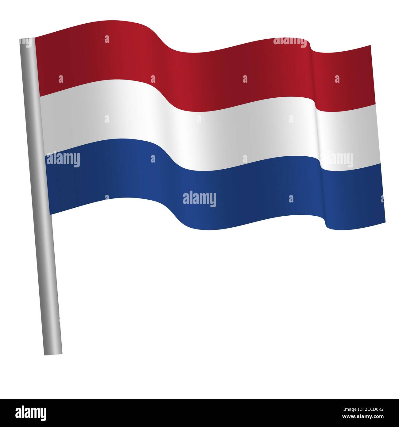 Amerikanische Flagge winken Stockfoto