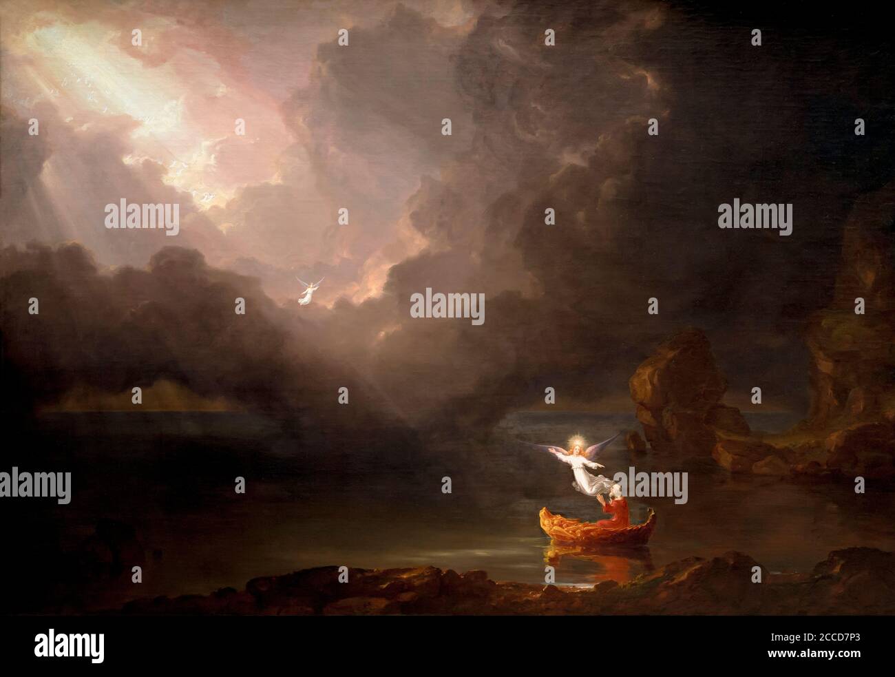 Die Reise des Lebens: Alter, Thomas Cole, 1842, Nationalgalerie, Washington DC, USA, Nordamerika Stockfoto