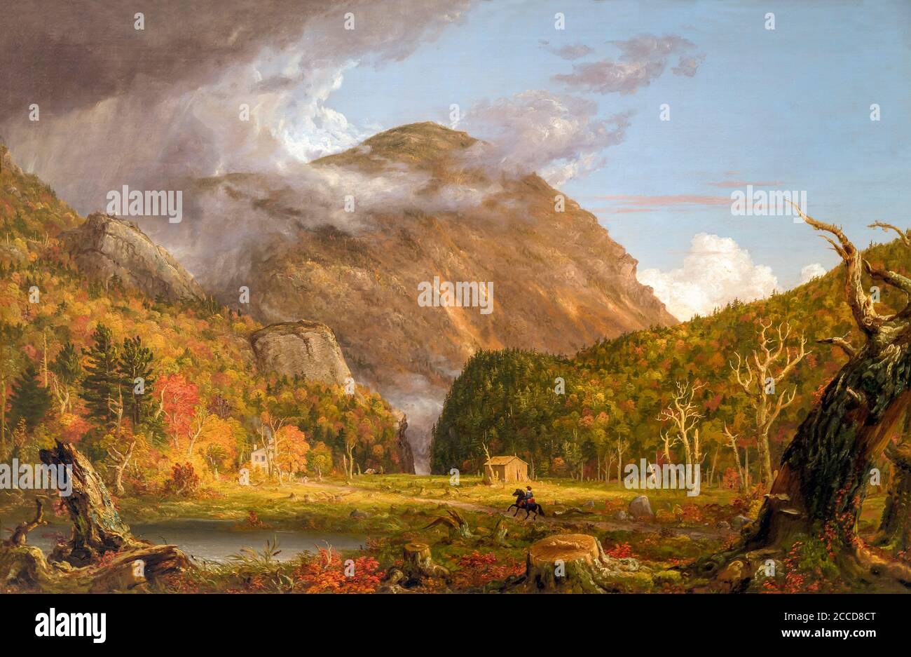 A View of the Mountain Pass Called the Notch of the White Mountains, Crawford Notch, Thomas Cole, 1839, National Gallery of Art, Washington DC, USA, N Stockfoto