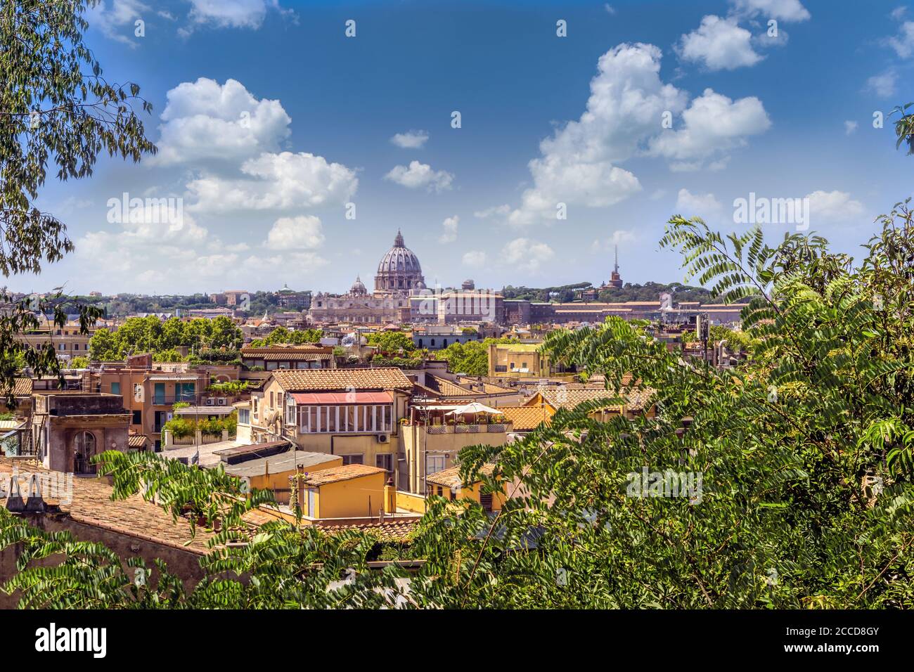 Rom - der Vatikan aus der Ferne gesehen Stockfoto
