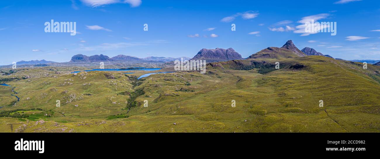 Inverpolly Nature Reserve, Assynt, Highland, Schottland, Großbritannien. Stockfoto