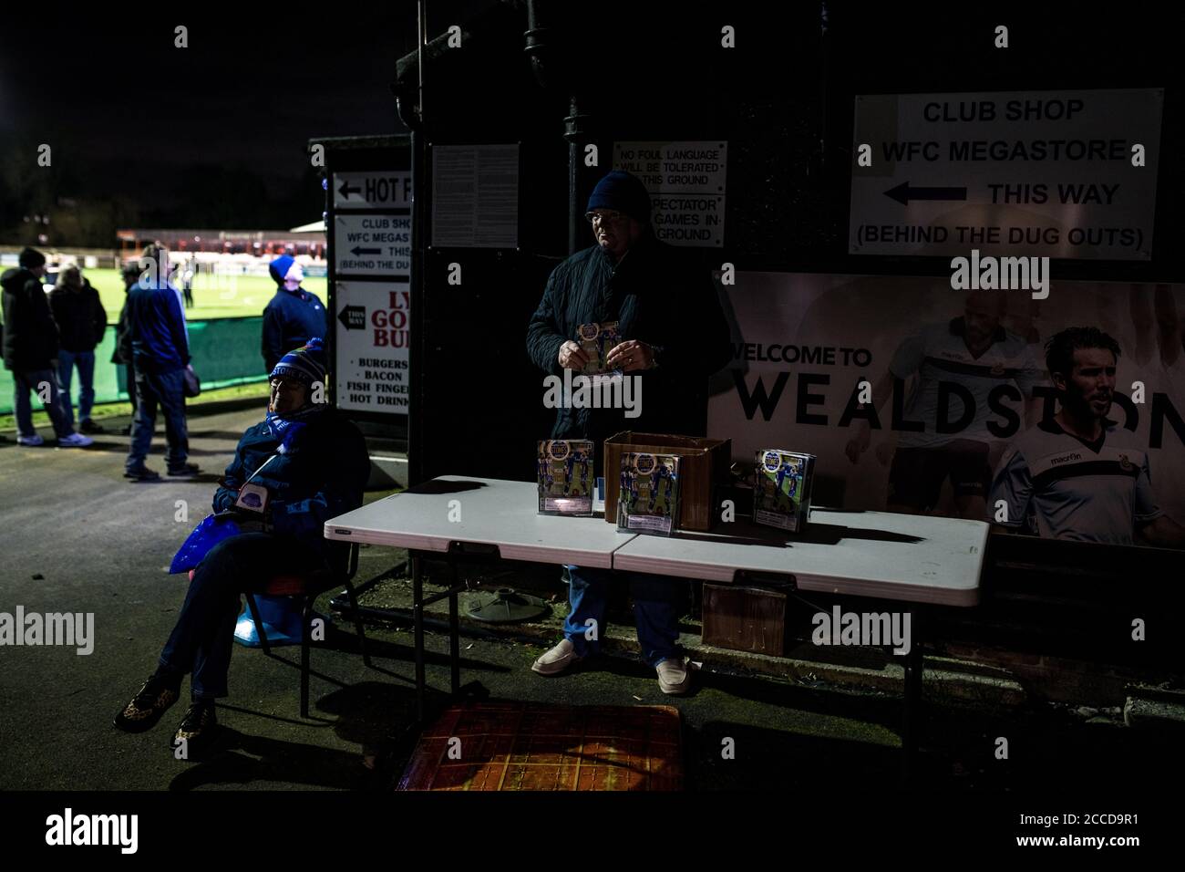 25/02/2020 Wealdstone vs Chelmsford City 0-1. Grosvenor Vale Stadium. National League South. Tom Knowles erzielte das Siegtor für Chelmsford City. Stockfoto