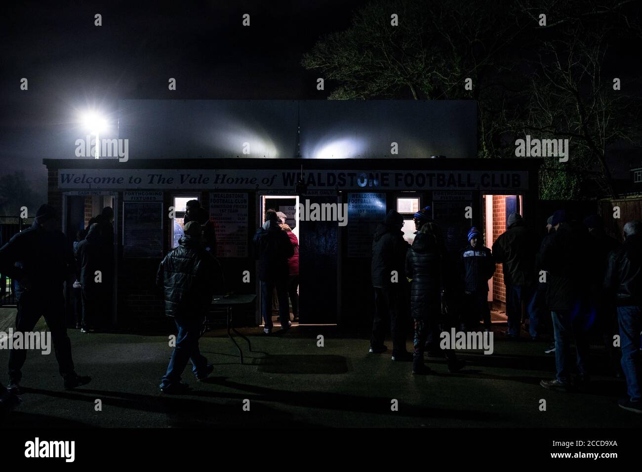 25/02/2020 Wealdstone vs Chelmsford City 0-1. Grosvenor Vale Stadium. National League South. Tom Knowles erzielte das Siegtor für Chelmsford City. Stockfoto