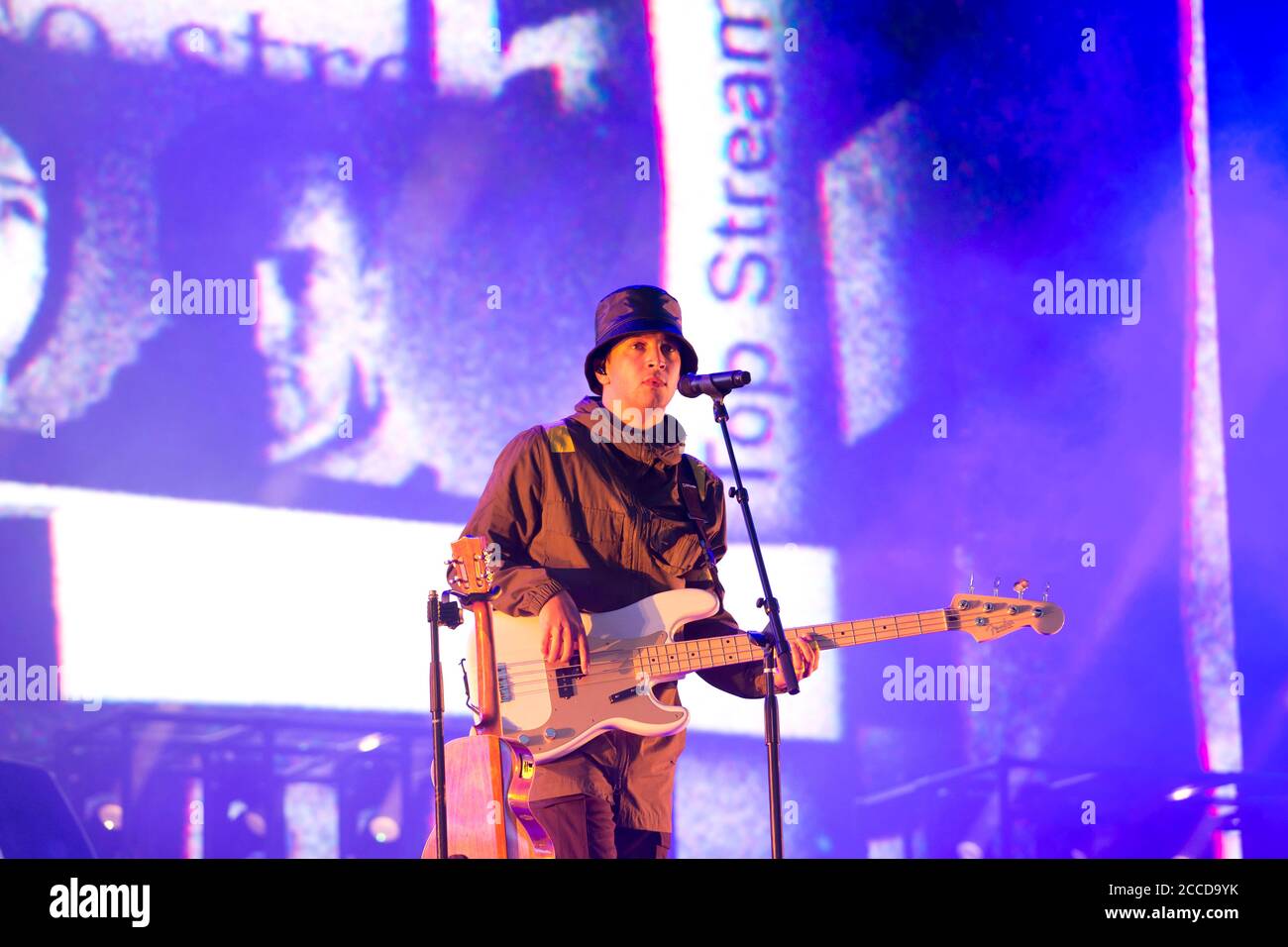 24.8.2019 Richfield Avenue Reading Berkshire UK 21 Piloten führen auf Die Hauptbühne am zweiten Tag beim Lesestoff People Im Bild: Tyler Joseph Stockfoto