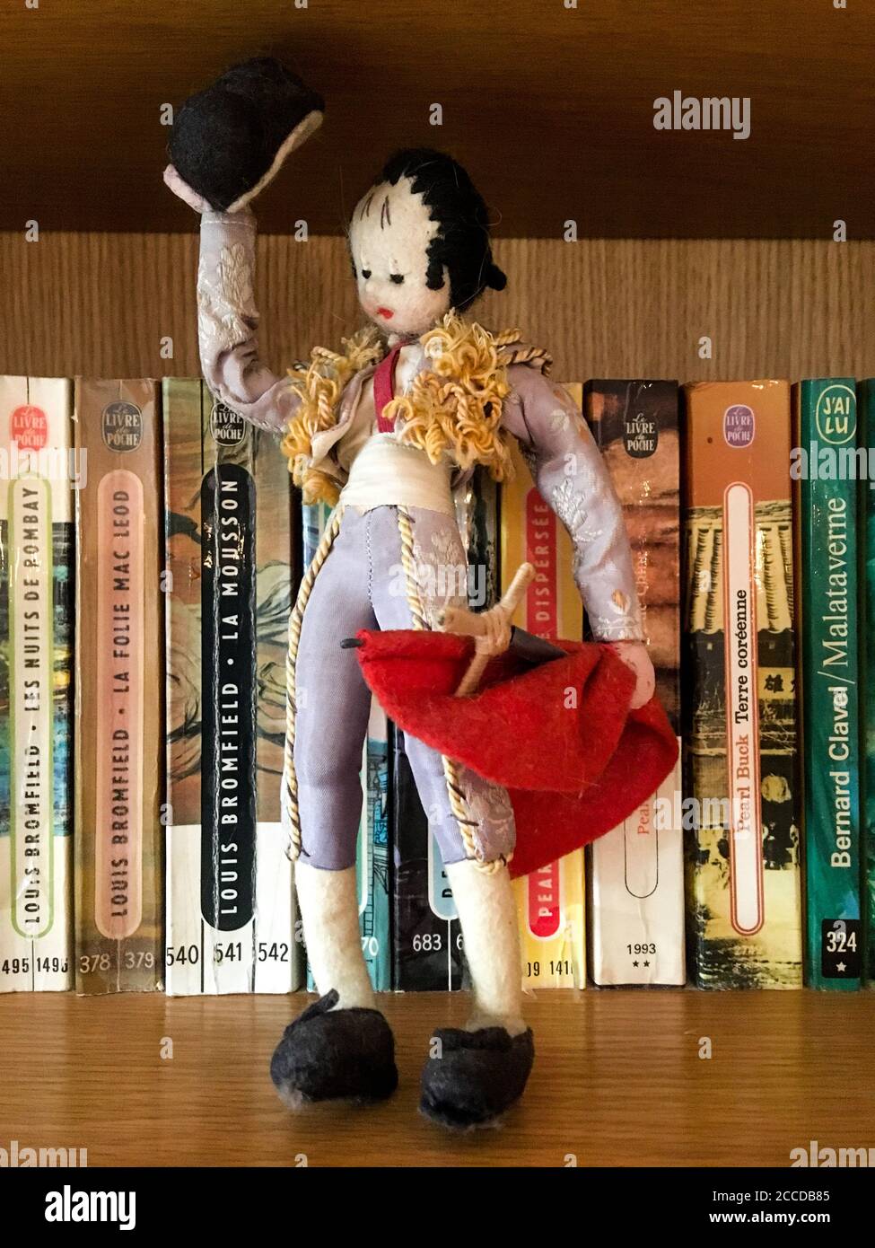 Touristisches Souvenir aus Spanien in den 40er Jahren, Vaulx-en-Velin, Frankreich gebracht Stockfoto