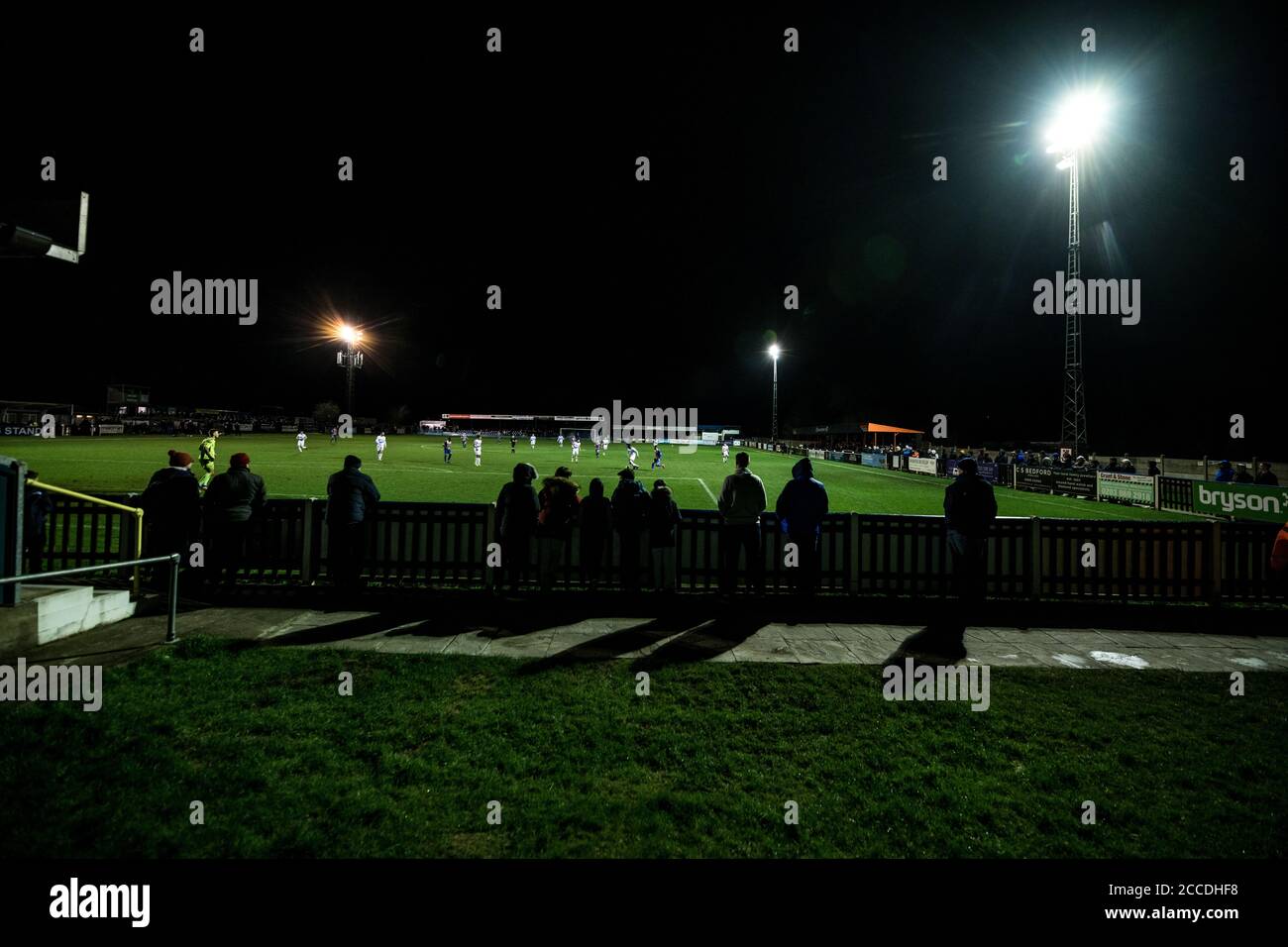 25/02/2020 Wealdstone vs Chelmsford City 0-1. Grosvenor Vale Stadium. National League South. Tom Knowles erzielte das Siegtor für Chelmsford City. Stockfoto