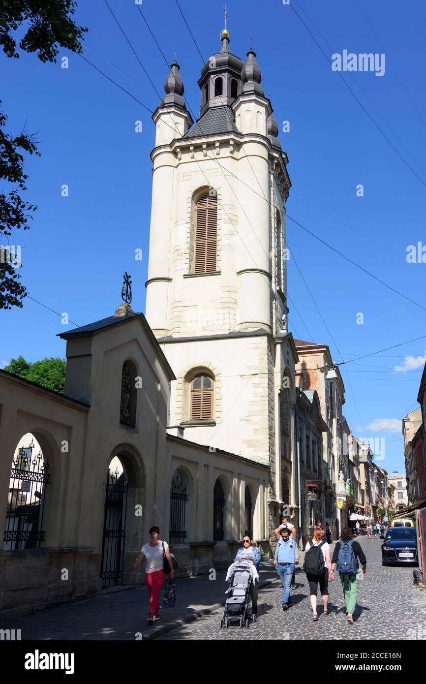 Lviv (Lwiw, Lemberg), Armenische Kathedrale im Gebiet Lviv, Ukraine Stockfoto