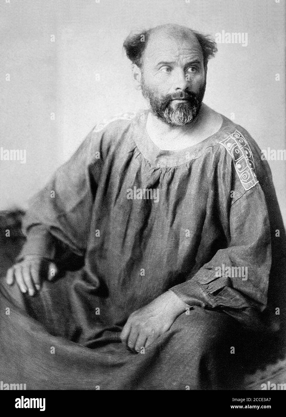 Porträt Gustav Klimts (1862-1918), 1914 Stockfoto