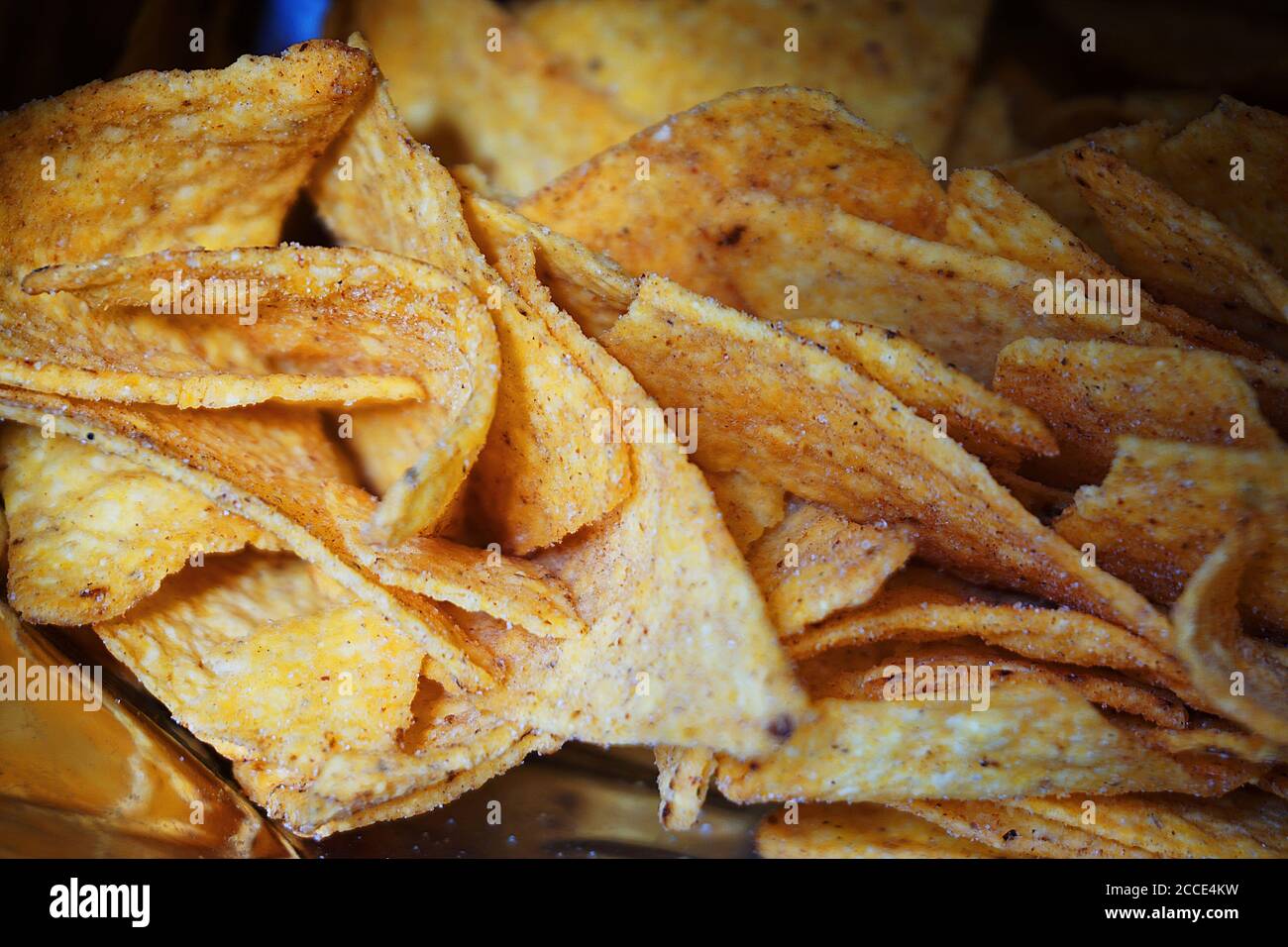 Mexikanische Tortilla Chips Stockfoto